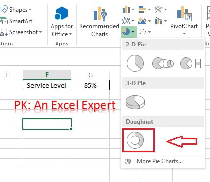 Progress Circle Chart Excel