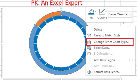 Progress Circle Chart Excel