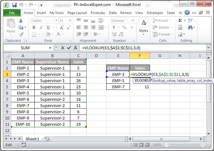 Vlookup In Excel Can Be Fun For Anyone