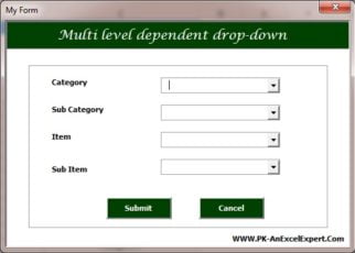 Dependent Drop-Down in VBA User Form
