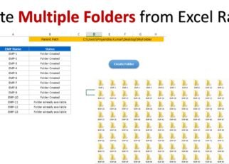 Create Multiple Folder