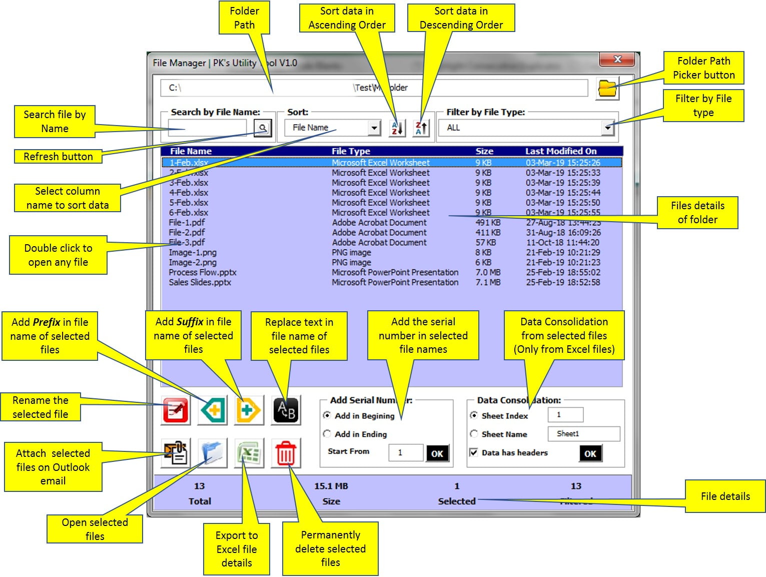 File Manager window