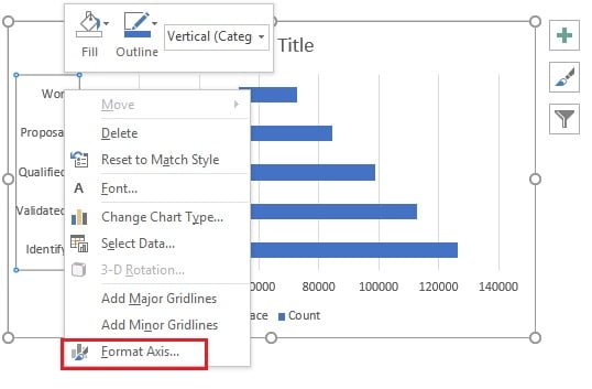  Format Axis option