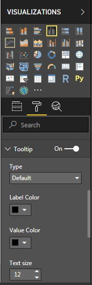 Customize the tooltip 