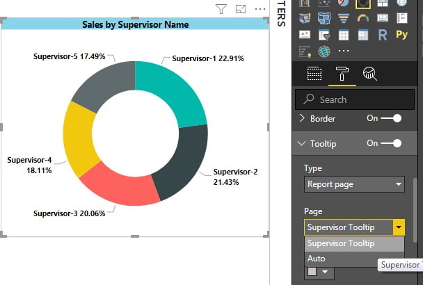 Assign Tooltip page to your visual