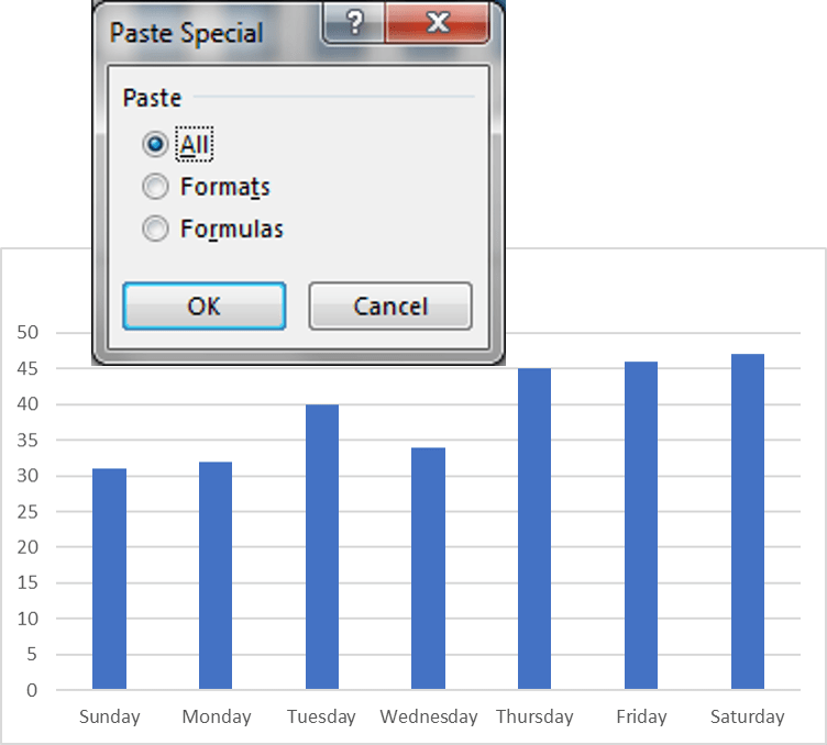 Paste Special Formats