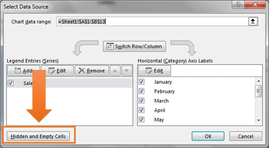 Select Data Source window