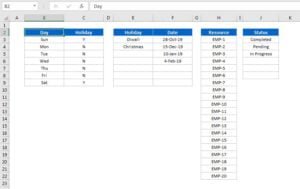 Setting (Hidden Sheet)
