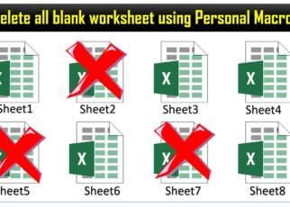 Delete all worksheet