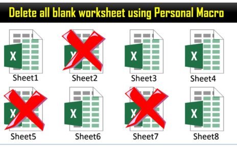 Delete all worksheet