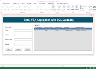 VBA Application with SQL Database