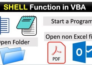 Shell in VBA