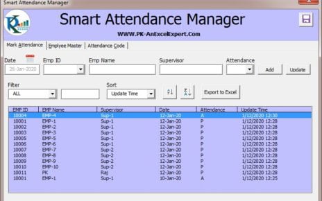 Smart Attendance Manager