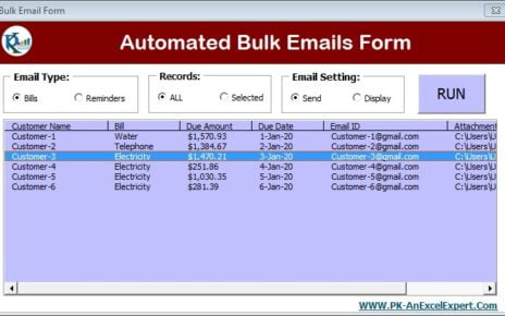 Bulk Email Payment Reminder