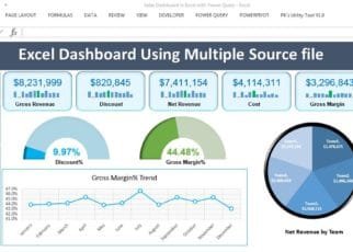 Excel Dashboard With Multiple Source Files