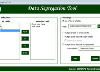 Data Segregation Tool