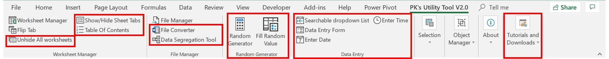 New Features in PK's Utility Tool