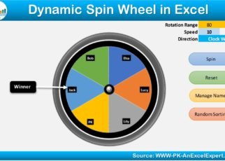 Spin Wheel in Excel