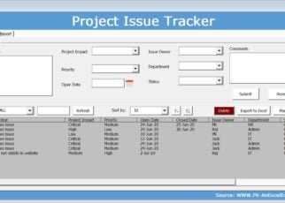 Project Issue Tracker