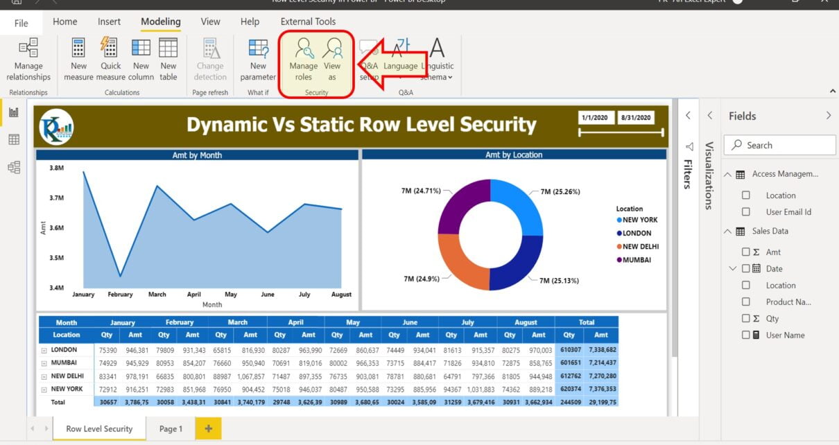 Row Level Security in Power BI