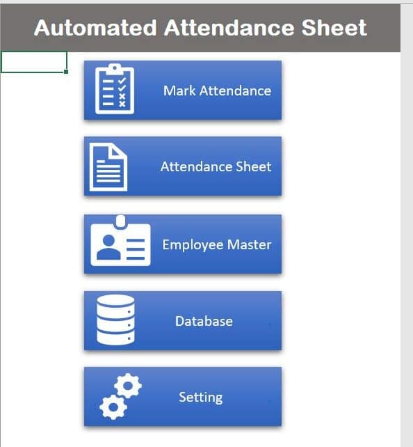 Automated Attendance Sheet