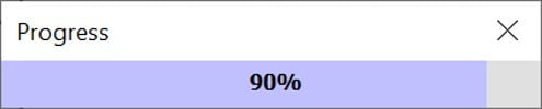 Progress Bar Control in VBA