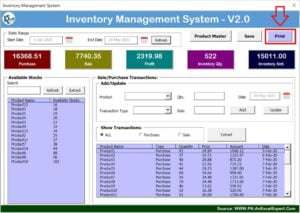 Inventory Management System V2.0