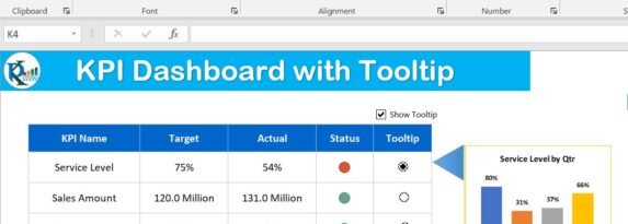 Tooltip in Excel