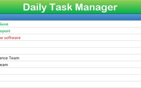 Daily Task Manager