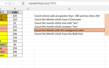 Countif by Cell Background Color