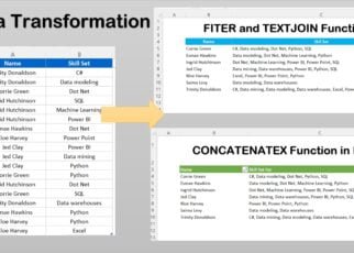 Data Transformation to create Comma Separated List automatically