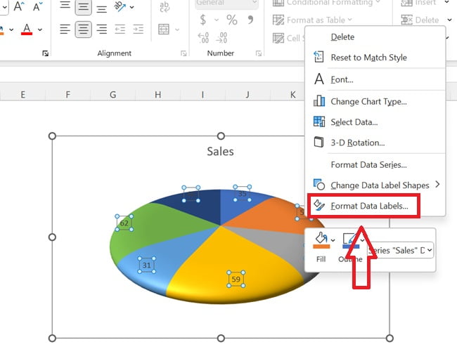 Format Data Labels