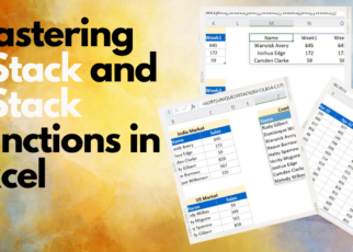 VSTACK and HSTACK formula in Excel