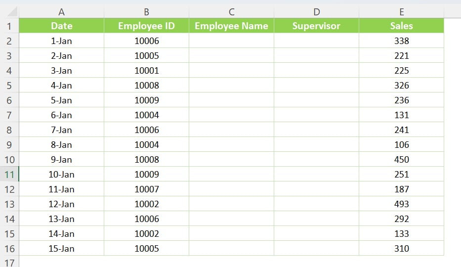 Automate VLOOKUP using VBA