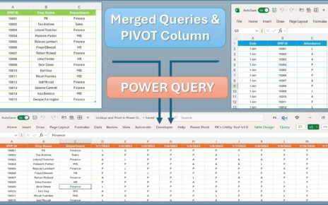 Lookup and Pivot in Power Query