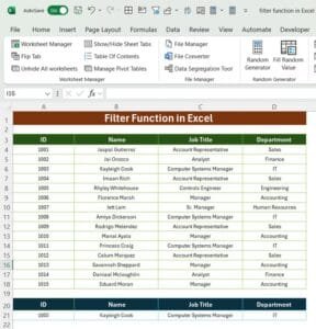 Filter Function in Excel with Examples 1 - PK: An Excel Expert image.