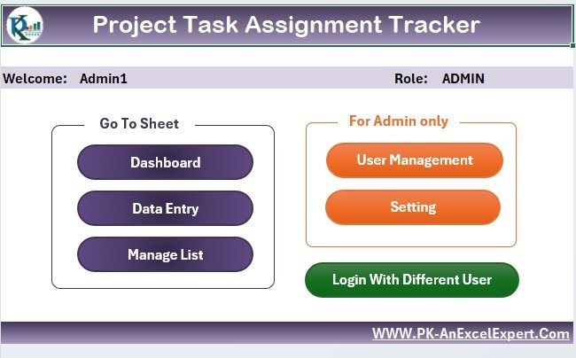 Main Form for Centralized Control