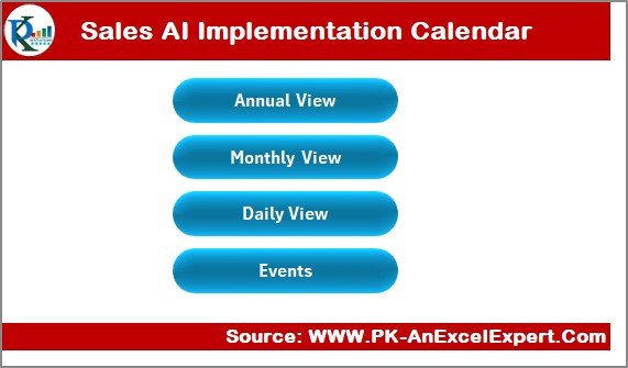Sales AI Implementation Calendar