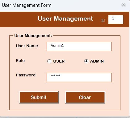 User Management Panel