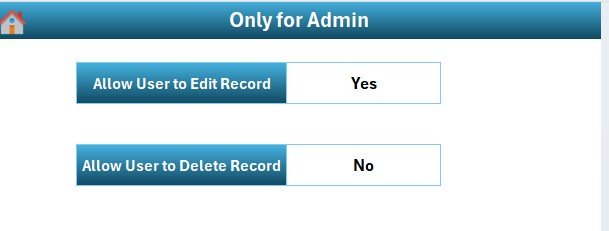 Settings Sheet