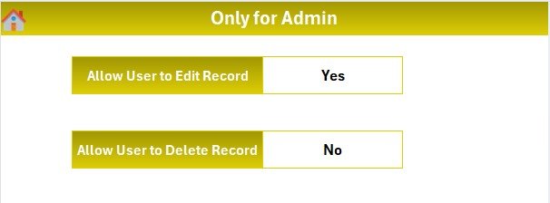  Settings Sheet