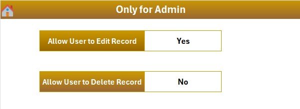 Settings Sheet
