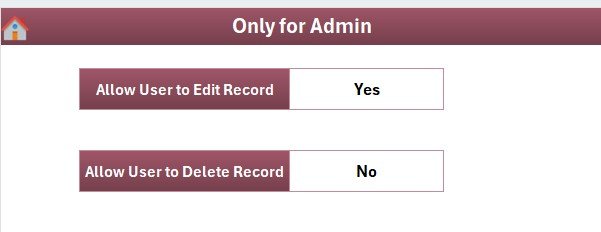 Settings Sheet