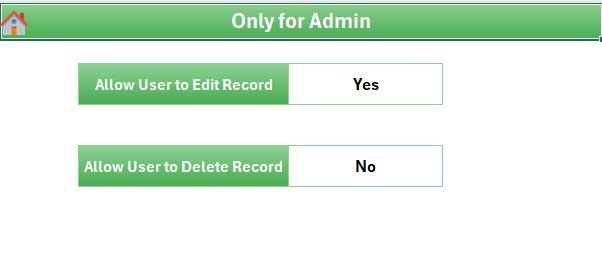 Settings Sheet