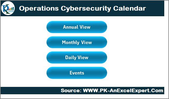 Operations Cybersecurity Calendar
