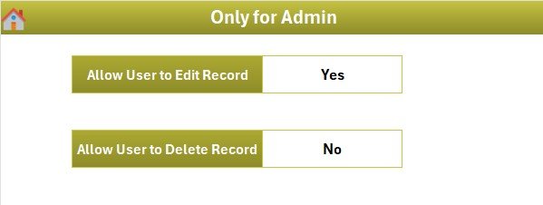 Settings Sheet