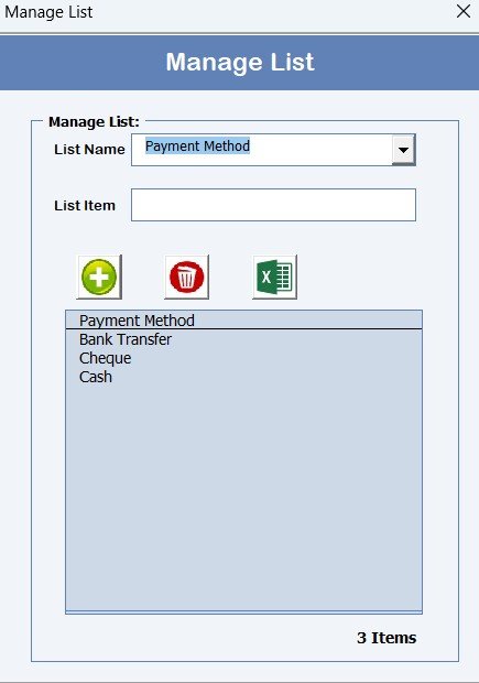 Manage List