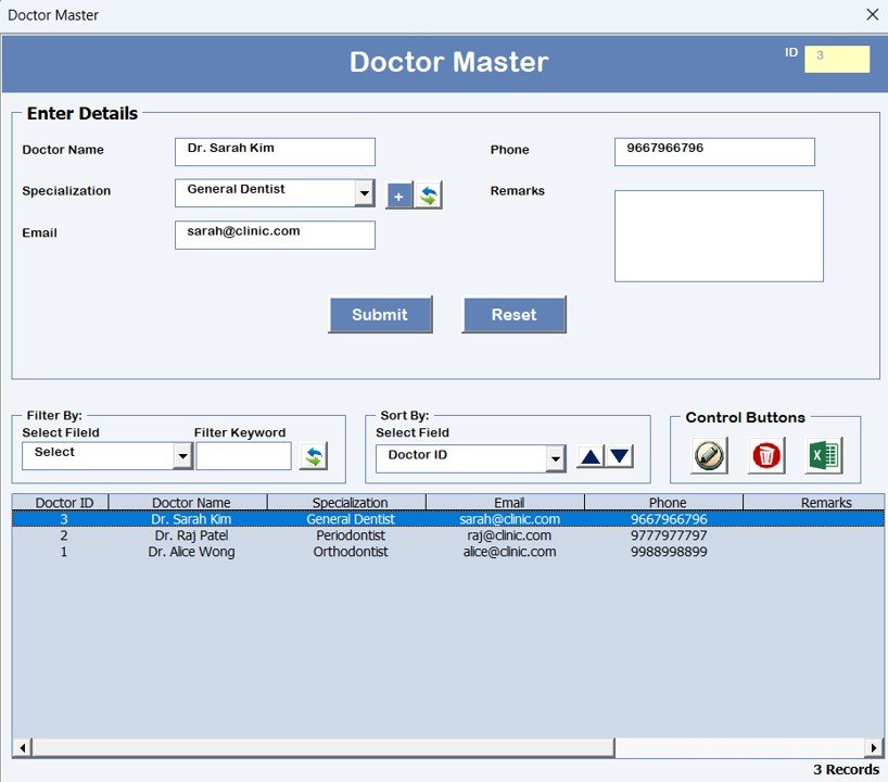 Doctor Master Expense