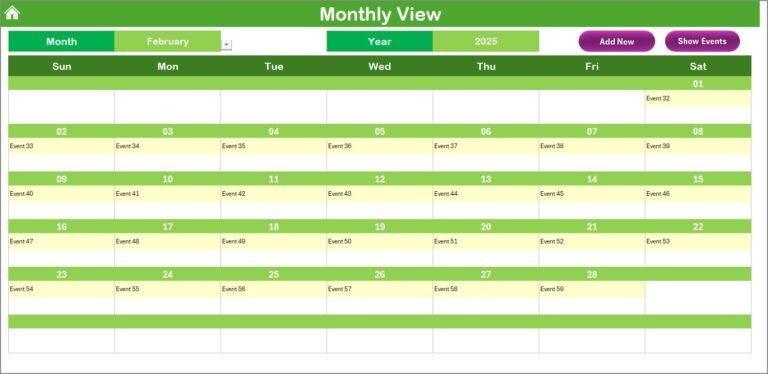 Education Quality Control AI Implementation Calendar in Excel - PK: An ...