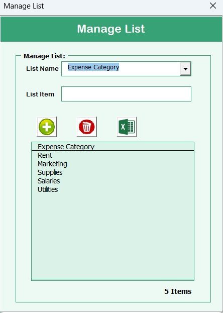 List Management